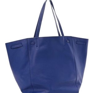 Blue Celine Cabas Phantom Belt Bag